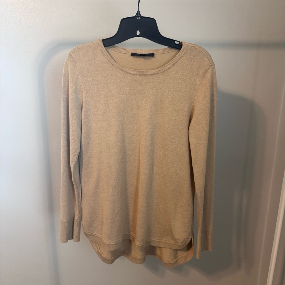 Cyrus Beige Crewneck Sweater